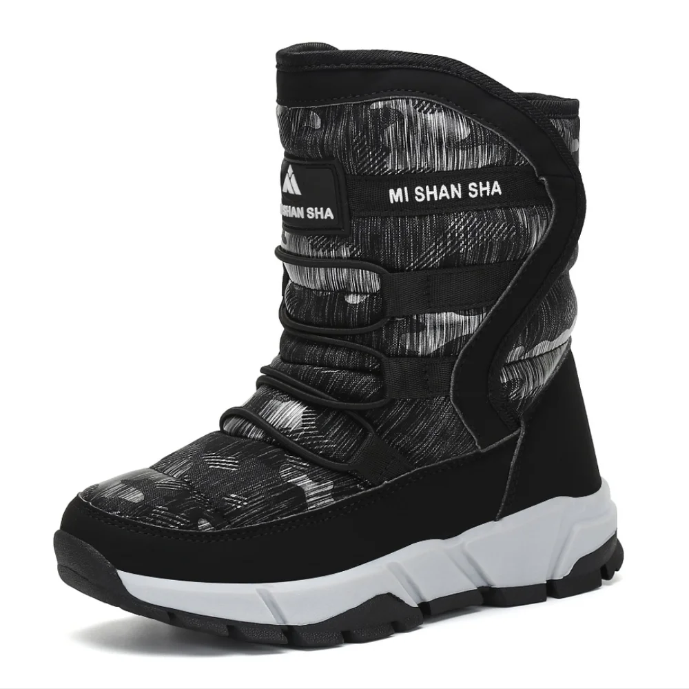 Mishansha Black Waterproof Snowboots Unisex Size 10 Toddlers 27 Euro